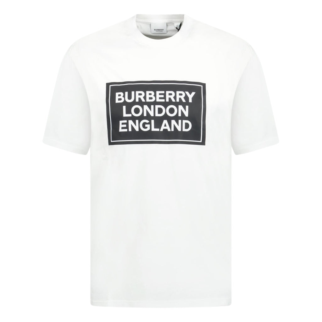 Burberry London England Logo T - Shirt White - chancefashionco