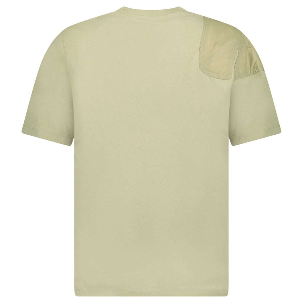 Burberry Panelled Cotton T-Shirt Beige - chancefashionco