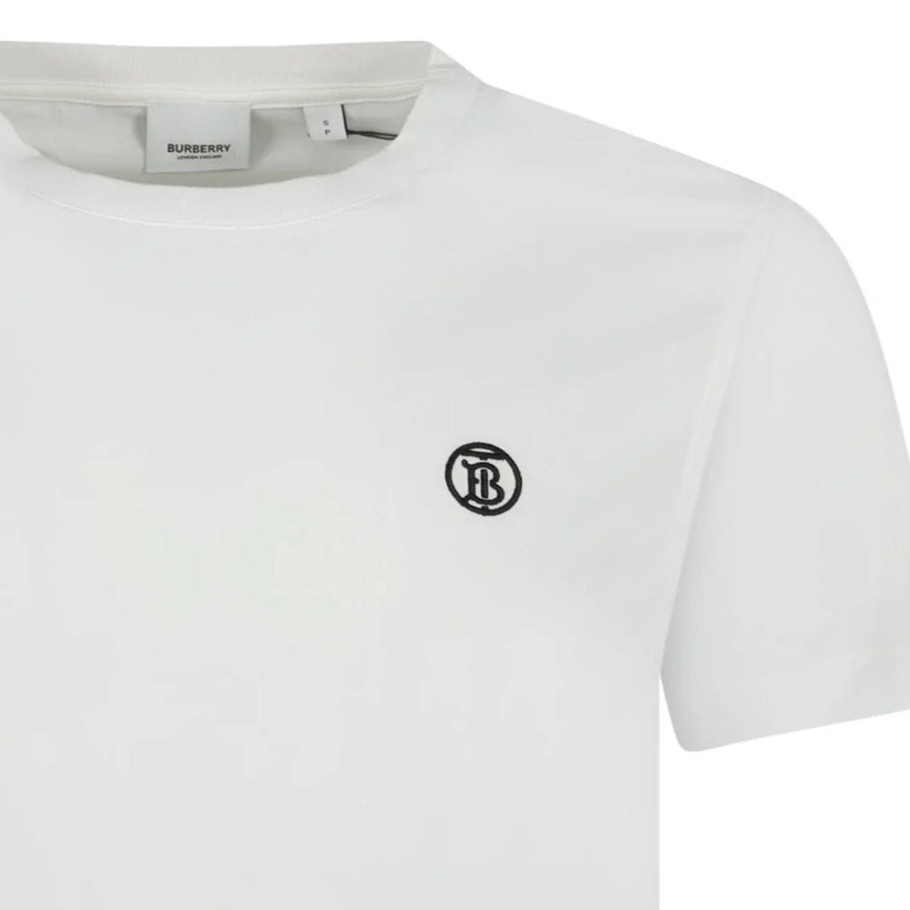 Burberry 'Parker' TB Logo T-Shirt White - chancefashionco