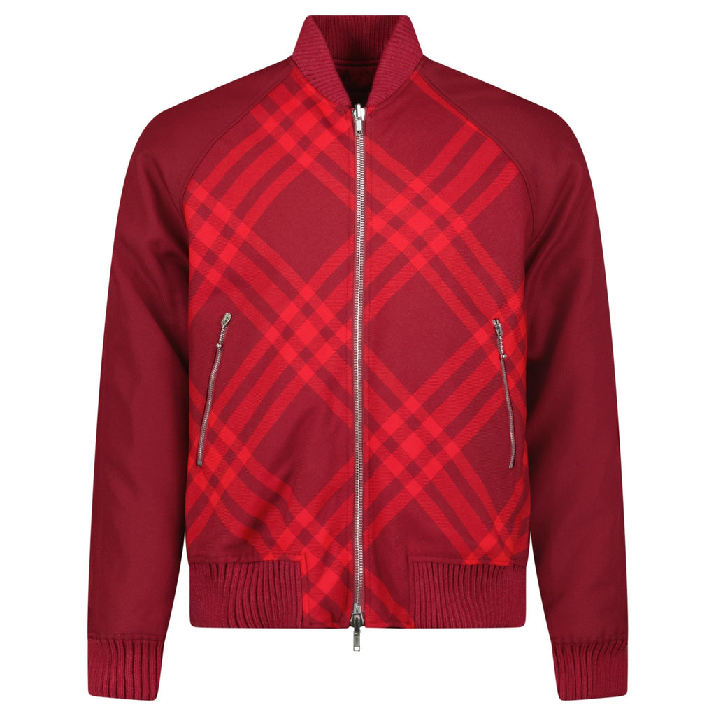 Burberry Ripple Check Bomber Jacket - chancefashionco