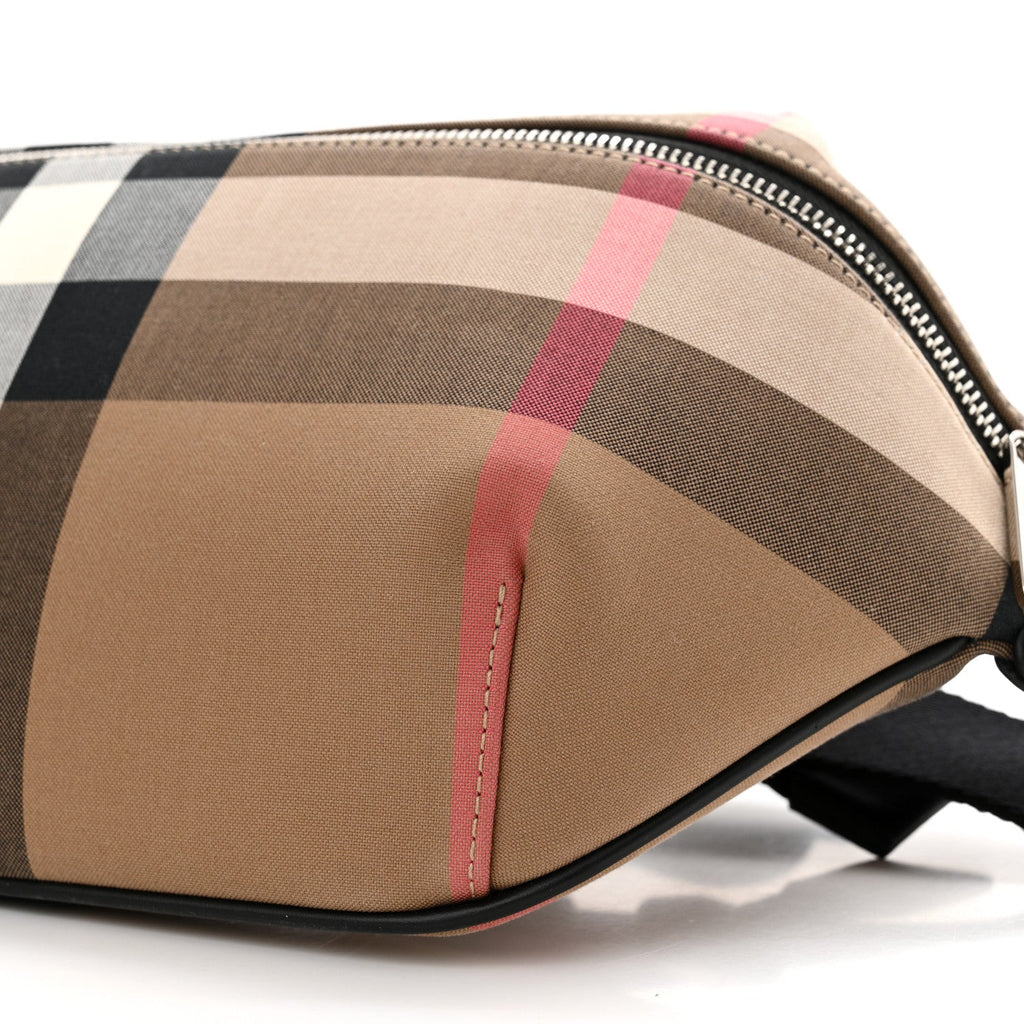 Burberry 'Sonny' Taupe Brown Check Bag - chancefashionco
