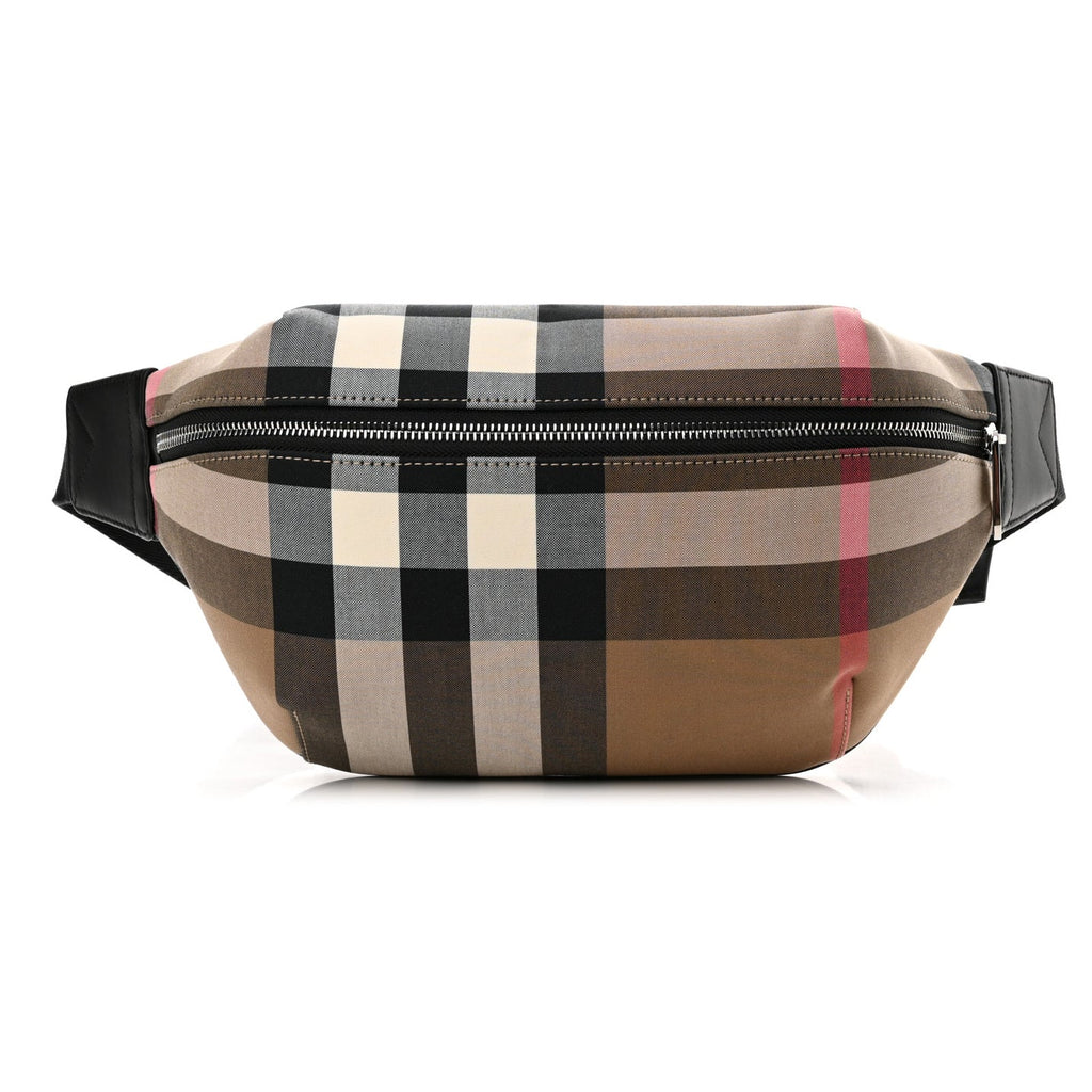 Burberry 'Sonny' Taupe Brown Check Bag - chancefashionco