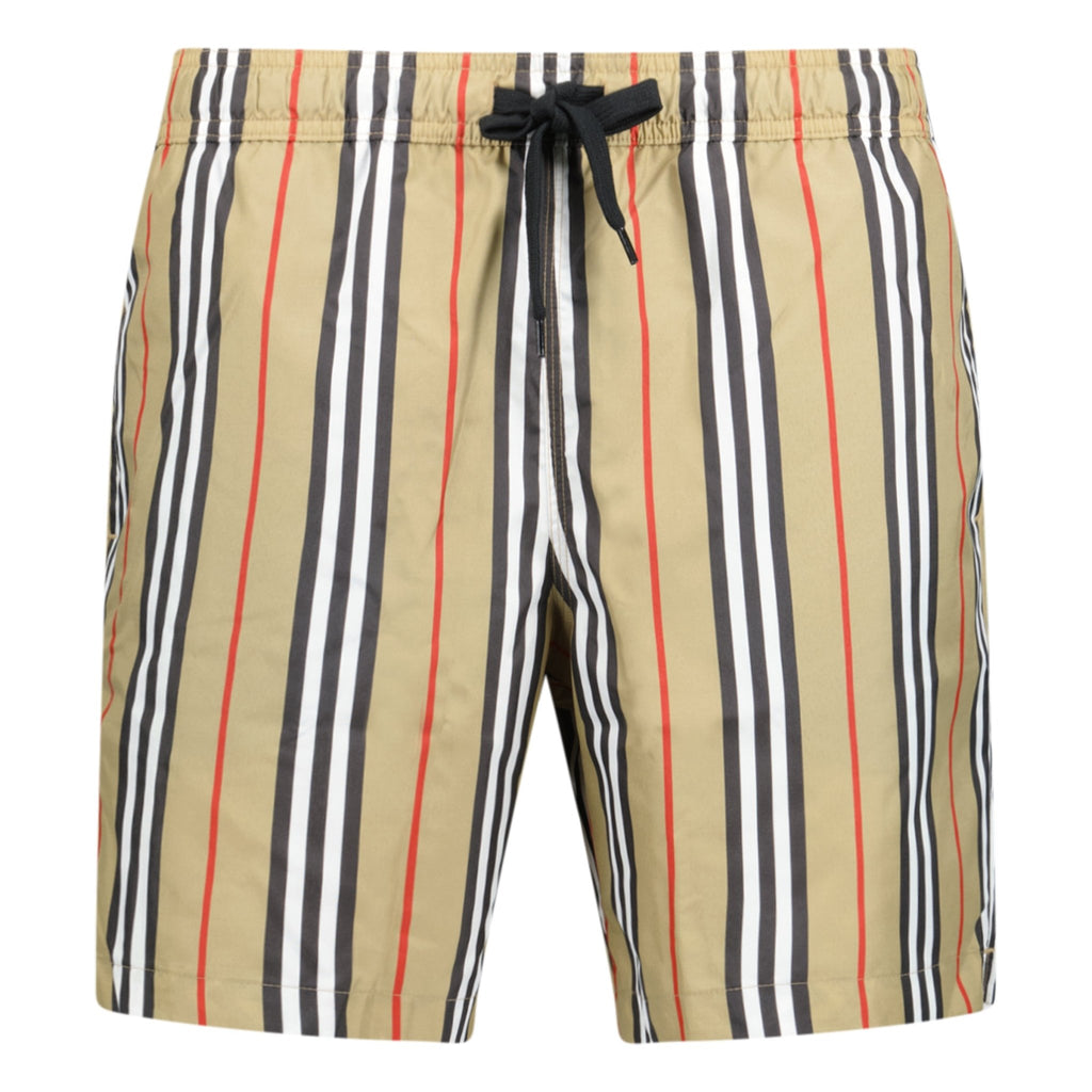 Burberry Striped Check Print Swim Shorts - chancefashionco