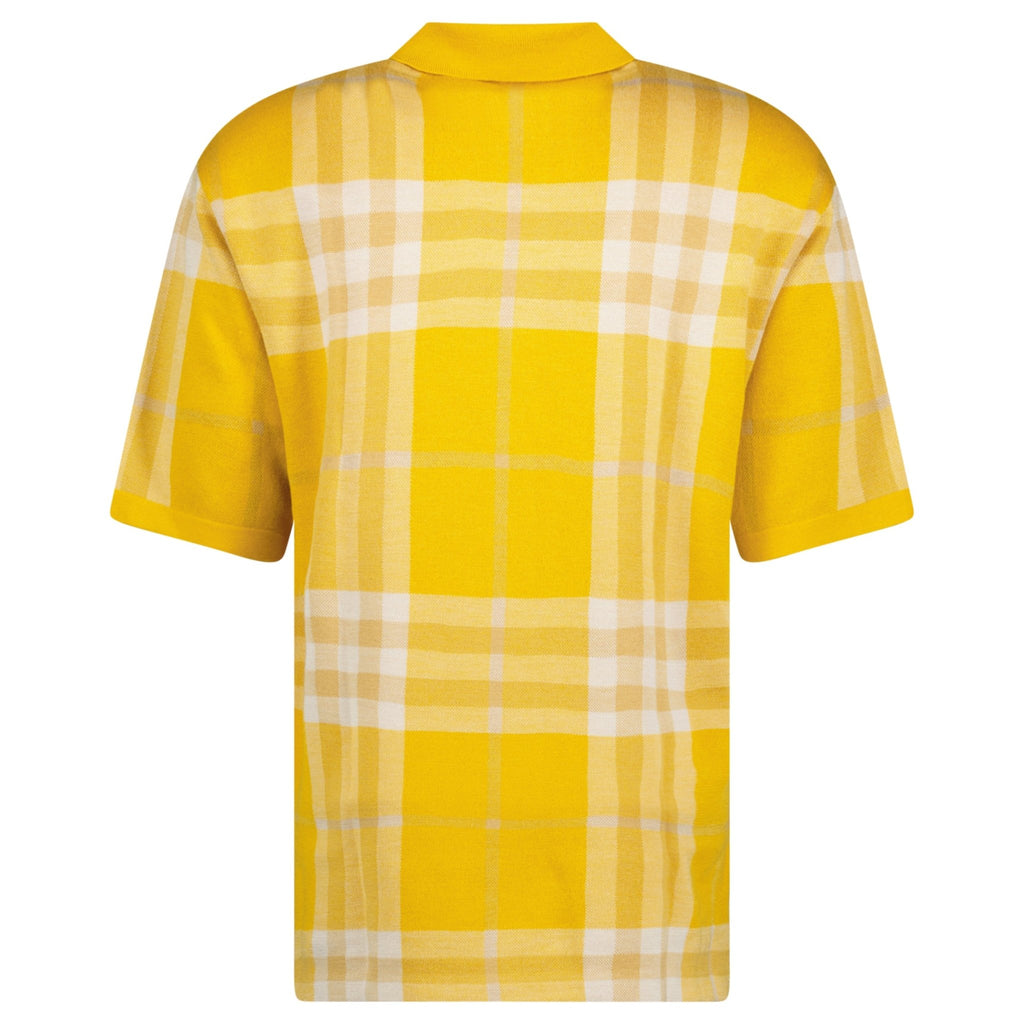 Burberry 'Wellman' Check Jacquard Polo - chancefashionco