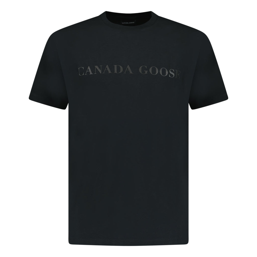 Canada Goose Emersen Logo T-Shirt Black - chancefashionco