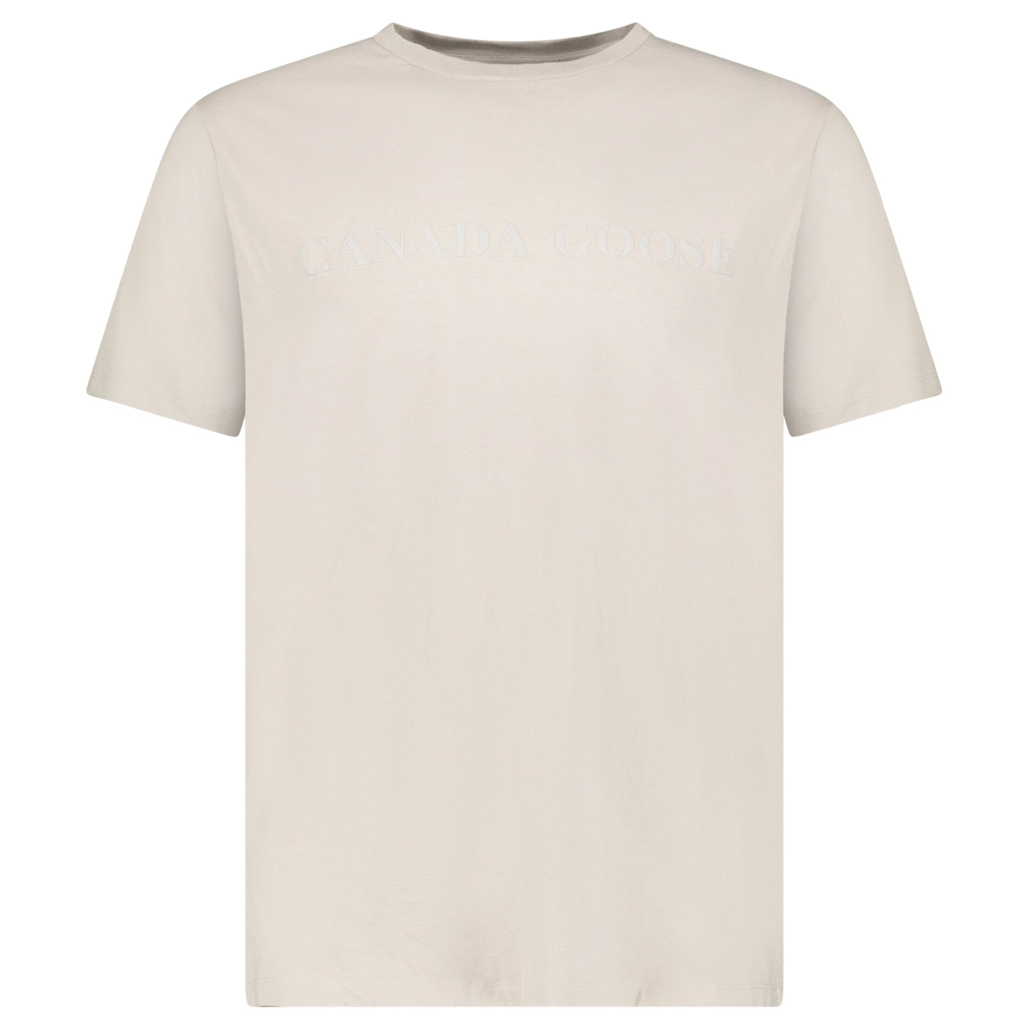 Color variation of Canada Goose Emersen Logo T-Shirt Limestone