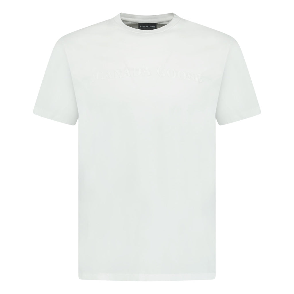 Canada Goose Emersen Logo T-Shirt White - chancefashionco