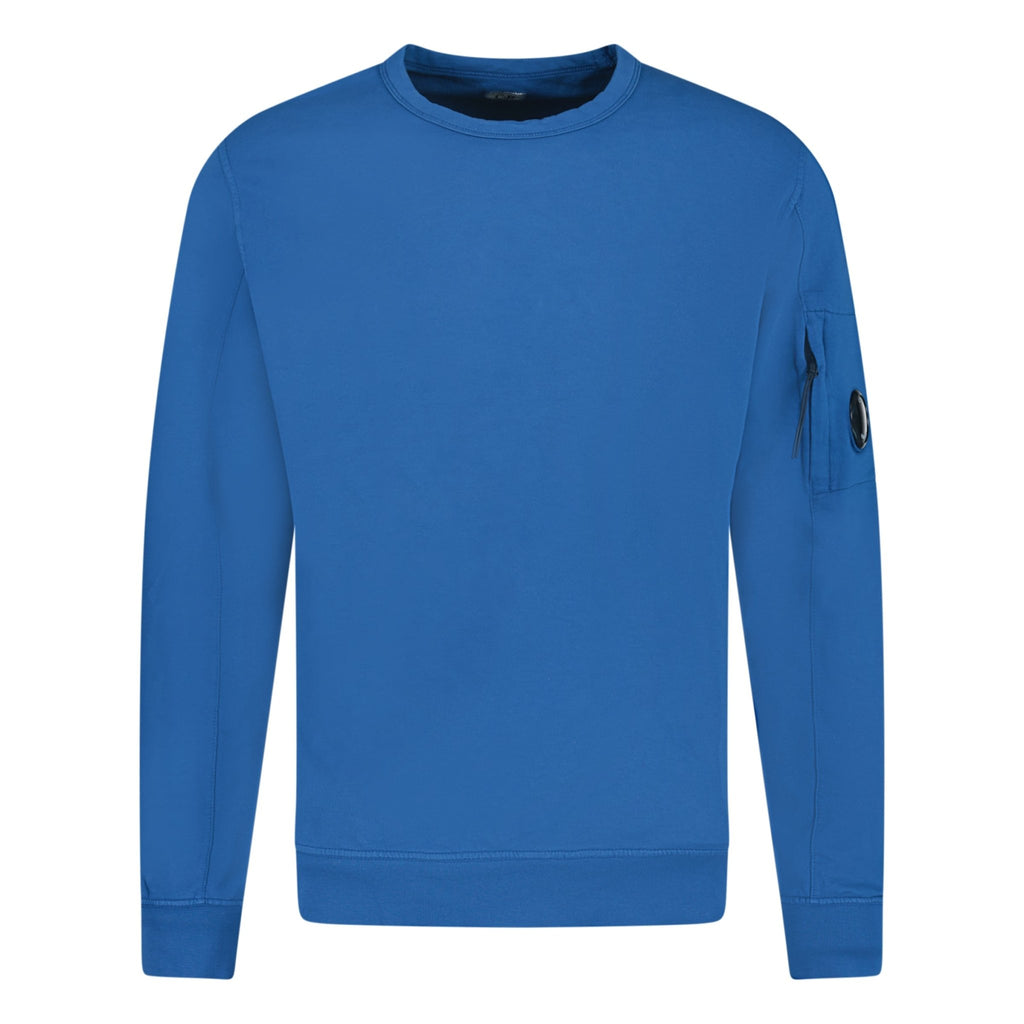 CP Company Arm Lens Light Sweatshirt Blue - chancefashionco