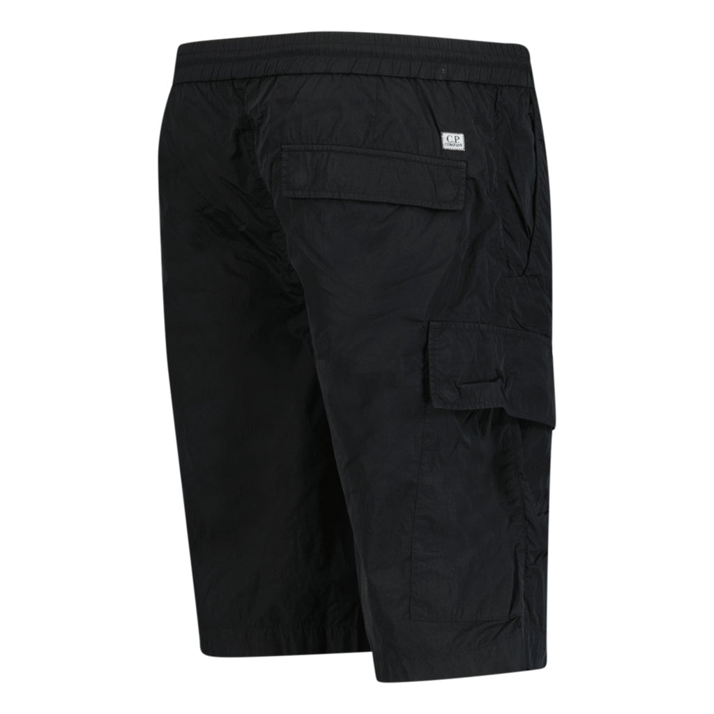 CP Company Chrome R Cargo Shorts Black - chancefashionco