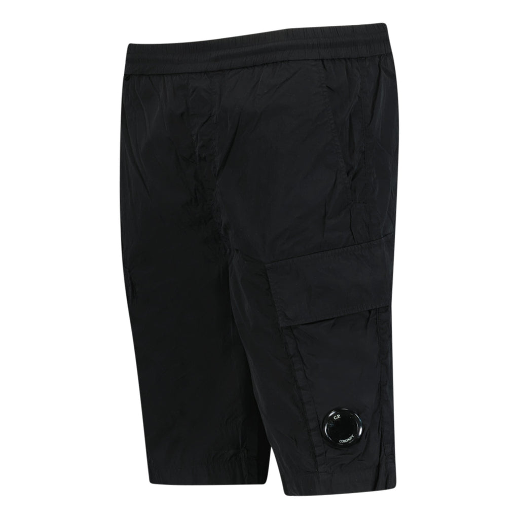 CP Company Chrome R Cargo Shorts Black - chancefashionco