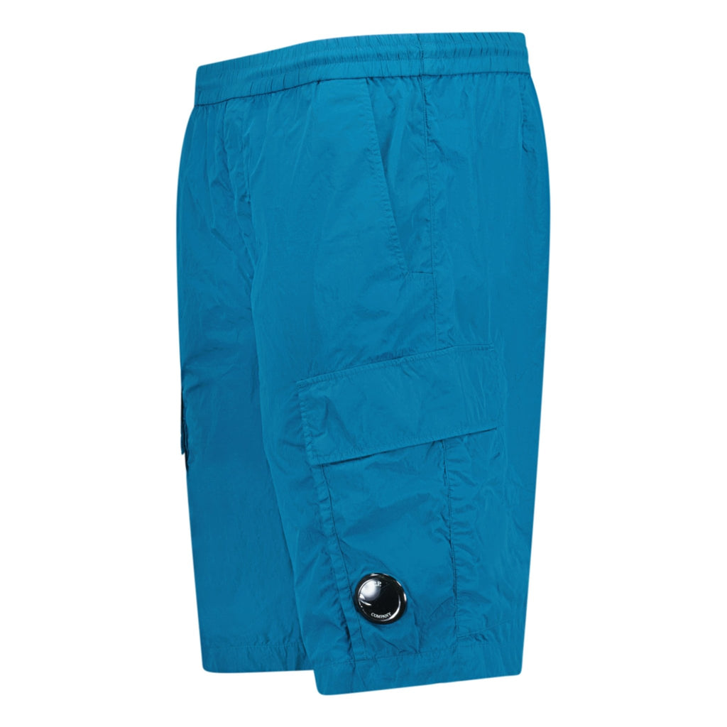 CP Company Chrome R Cargo Shorts Blue - chancefashionco