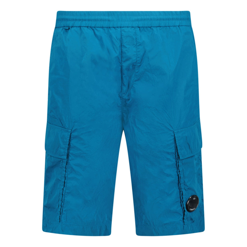 CP Company Chrome R Cargo Shorts Blue - chancefashionco