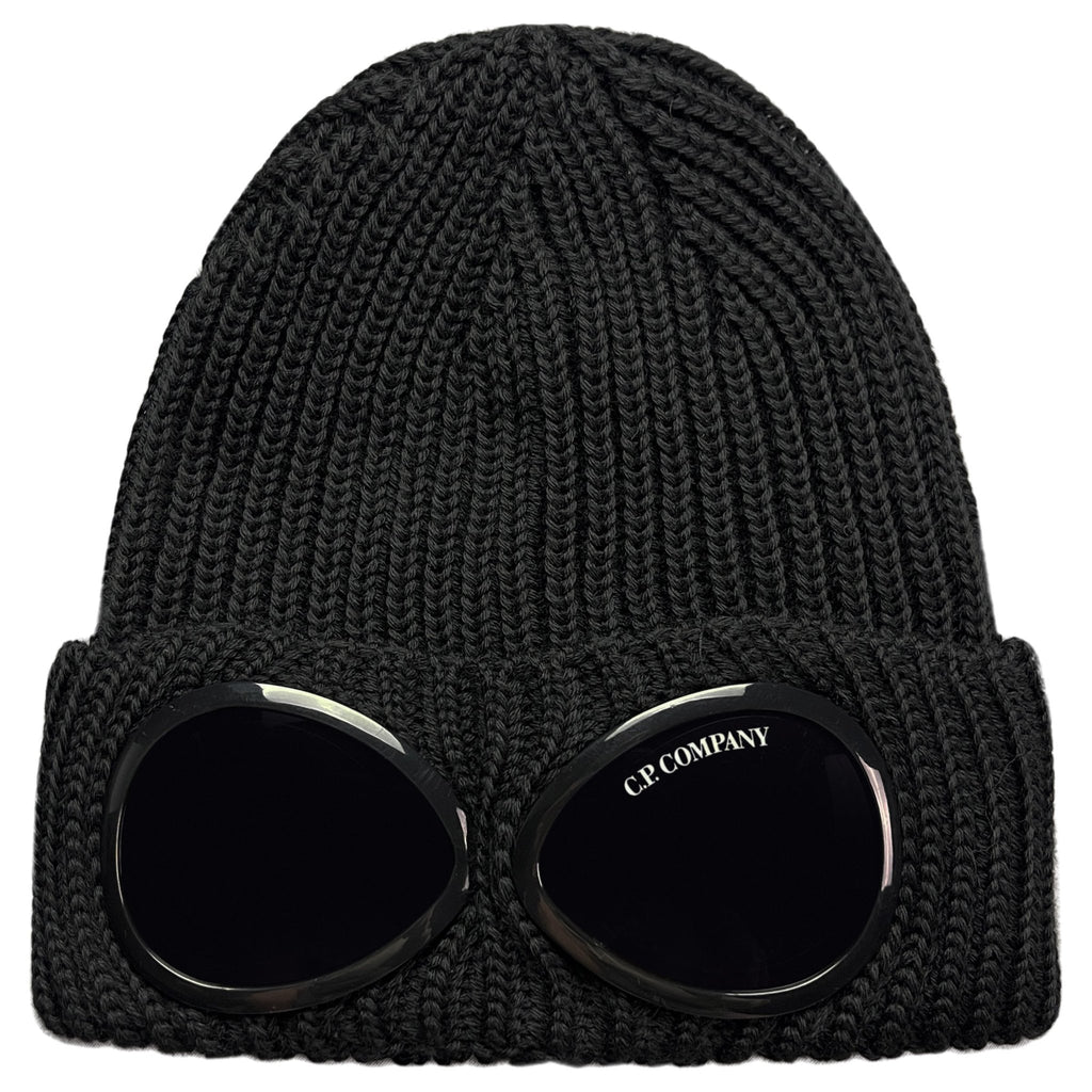 CP Company Goggle Beanie Black - chancefashionco