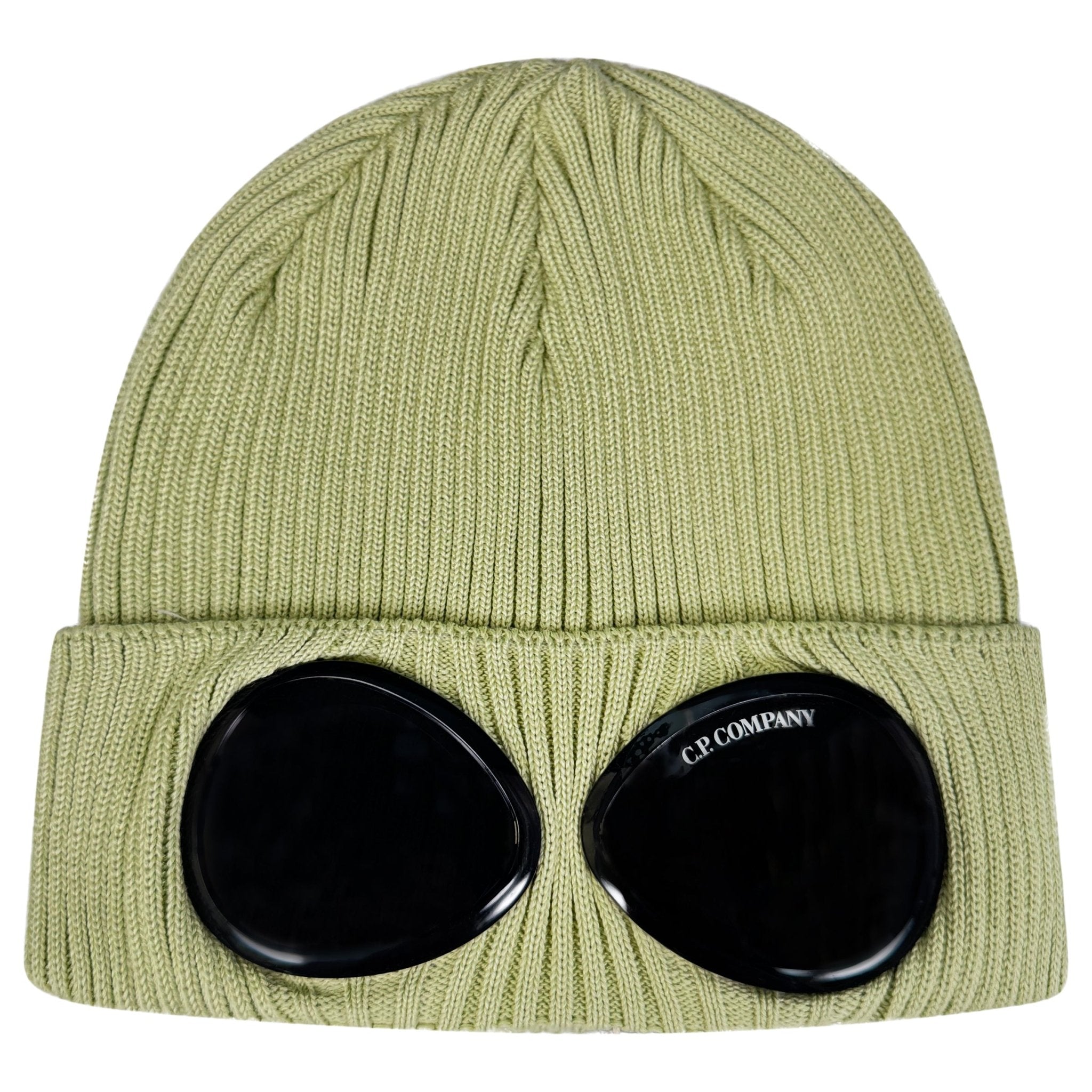 Color variation of CP Company Goggle Beanie Sage Green
