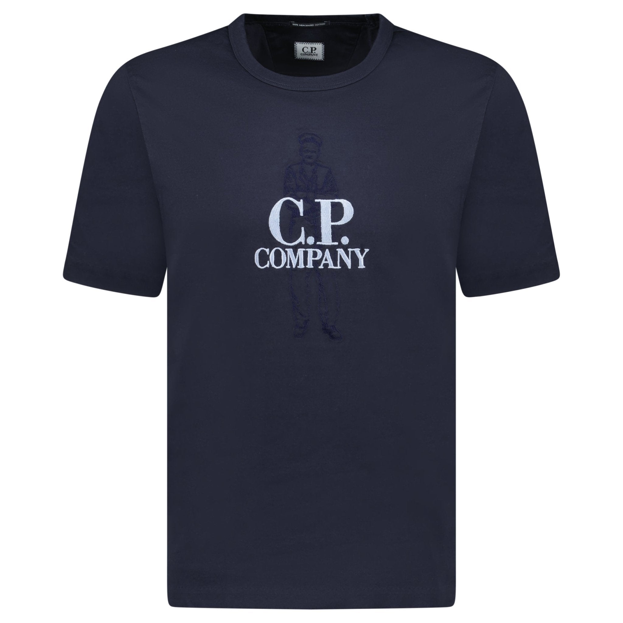 Color variation of CP Company Mercerized Cotton Jersey Sailor T-Shirt Navy