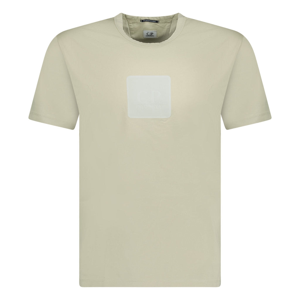 CP Company Rubber Logo T-Shirt Beige - chancefashionco