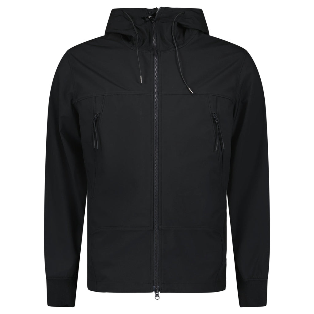 CP Company Soft Shell Goggle Jacket Black - chancefashionco