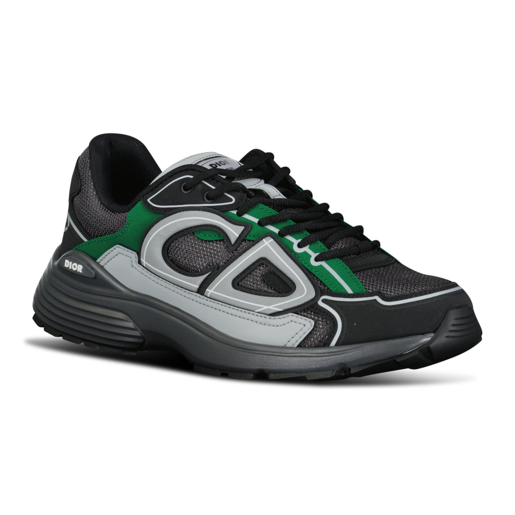 Dior B30 Trainers Green, Grey & Black - chancefashionco