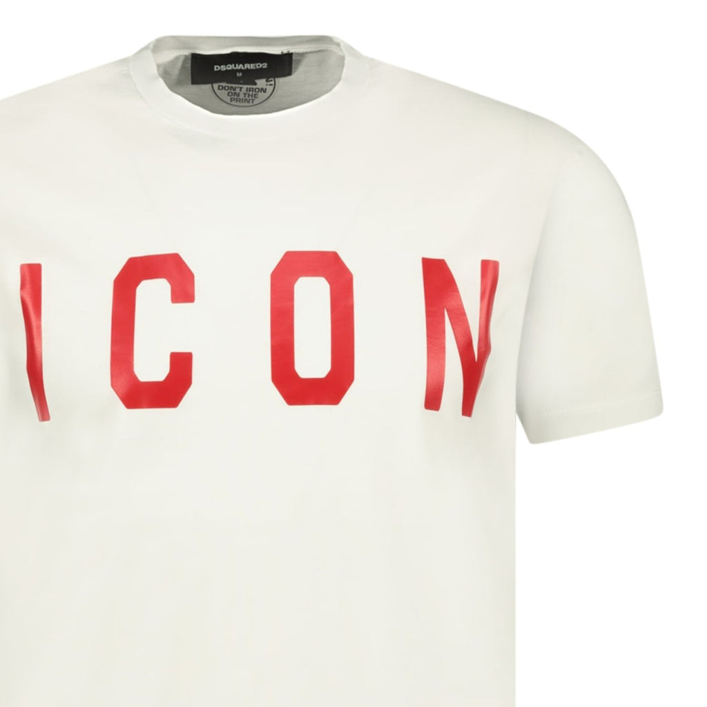 DSquared2 'ICON' T-Shirt White - chancefashionco