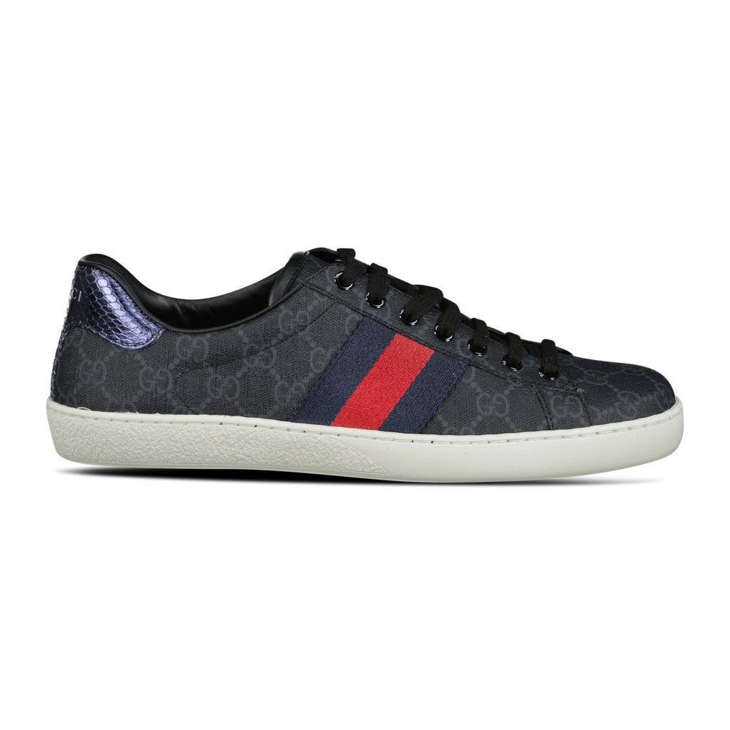 Gucci Ace GG Supreme Trainers Black - chancefashionco