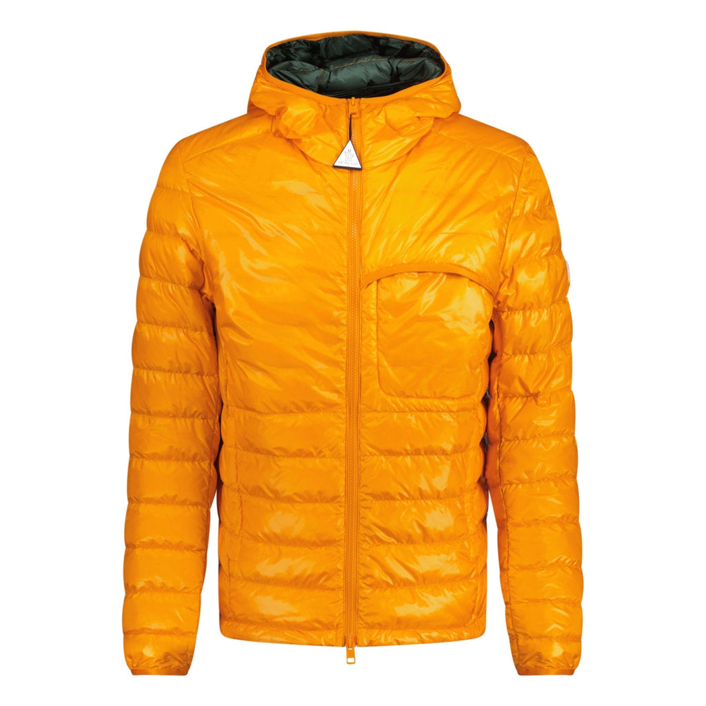 Moncler Divedro Hooded Quilt Jacket Orange - chancefashionco