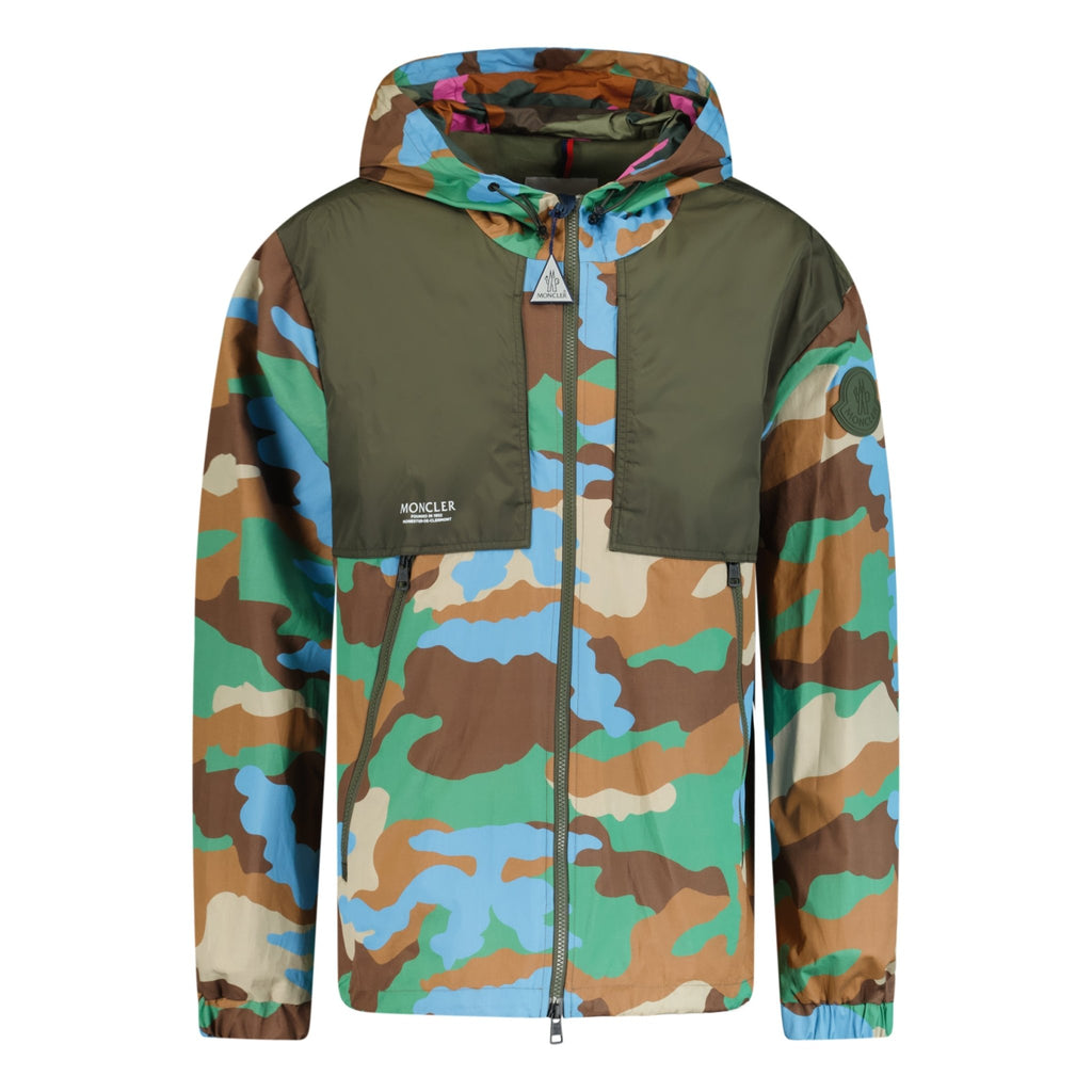 Moncler Kounde Green Camo Jacket - chancefashionco