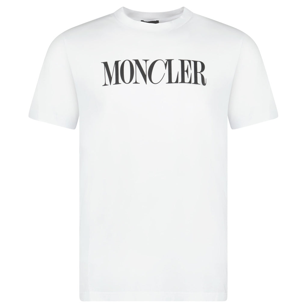 Moncler Logo Cotton T-Shirt White - chancefashionco