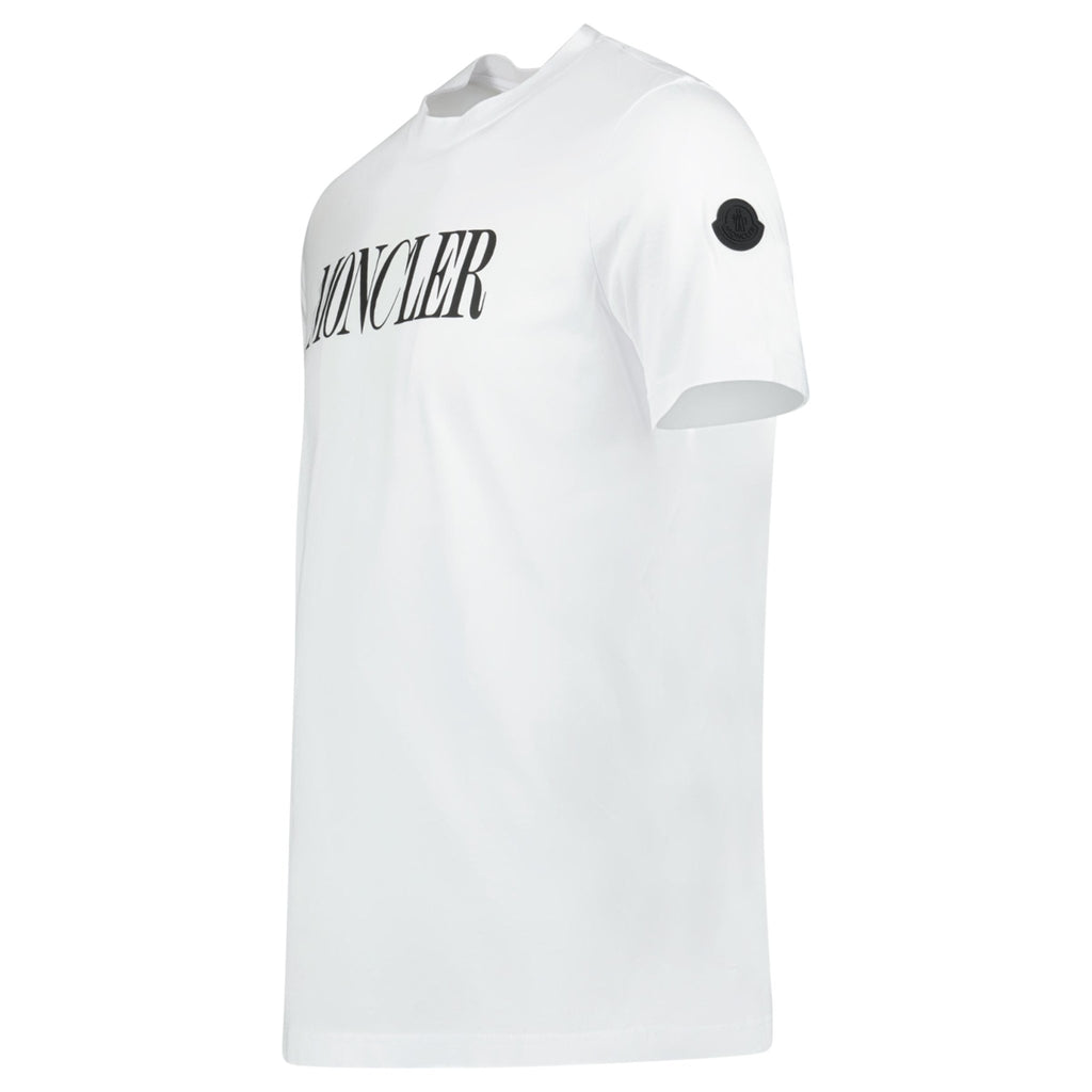 Moncler Logo Cotton T-Shirt White - chancefashionco