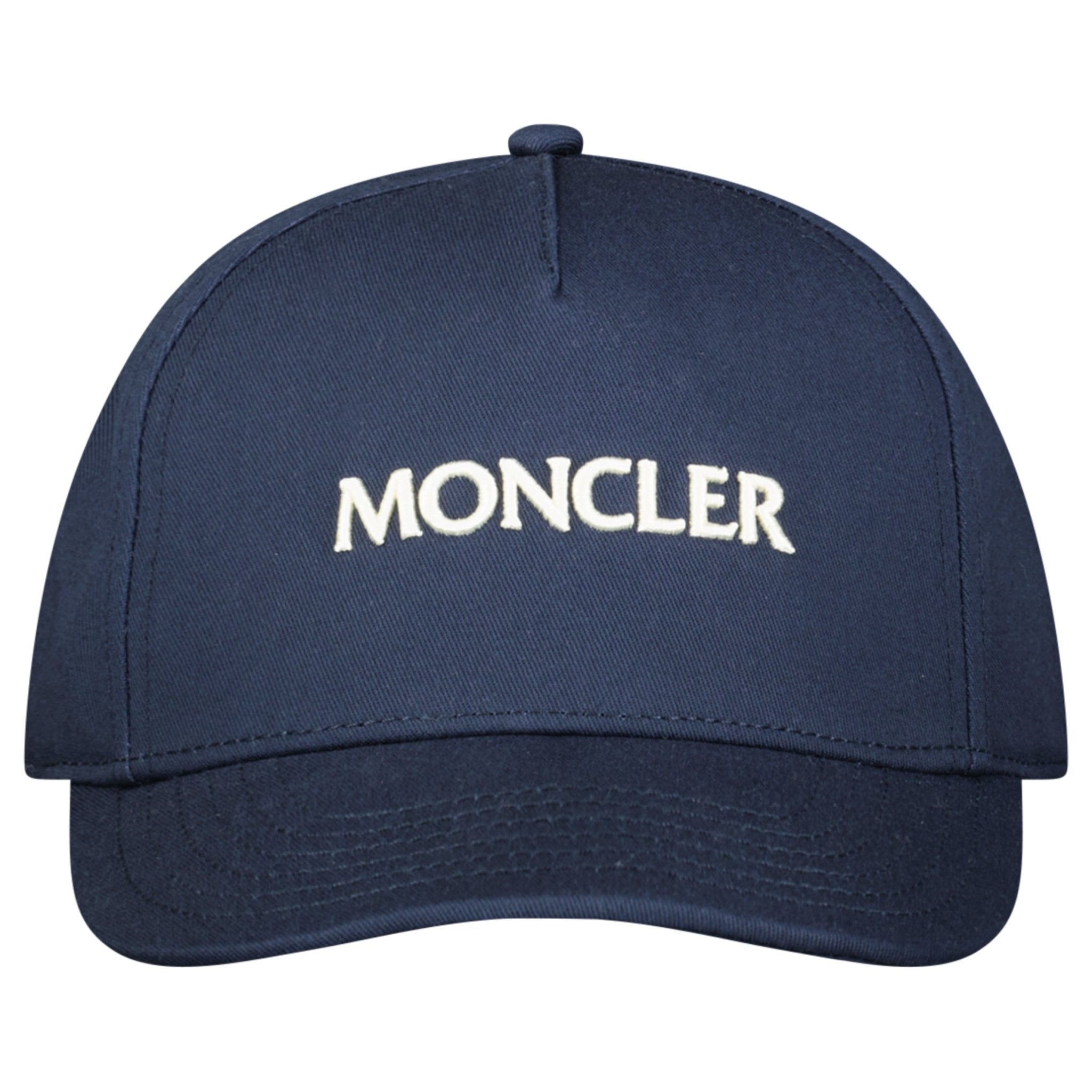 Color variation of Moncler Logo Embroidered Cap Navy