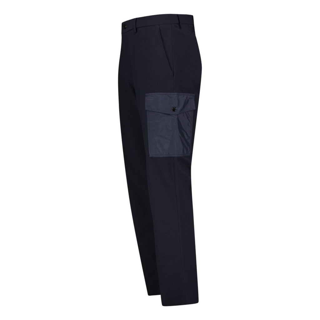 Moncler Logo Navy Track Pants - chancefashionco