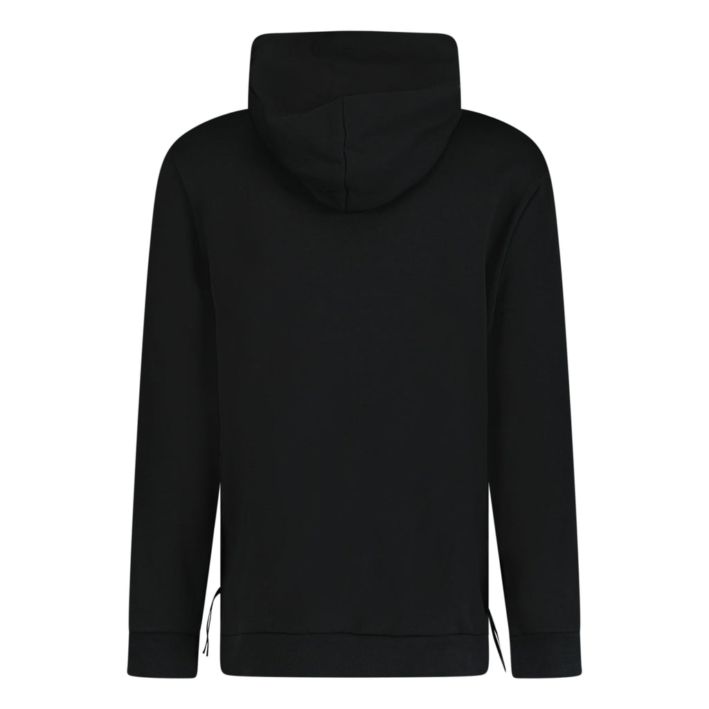 Moncler Logo Print Hoodie Black - chancefashionco