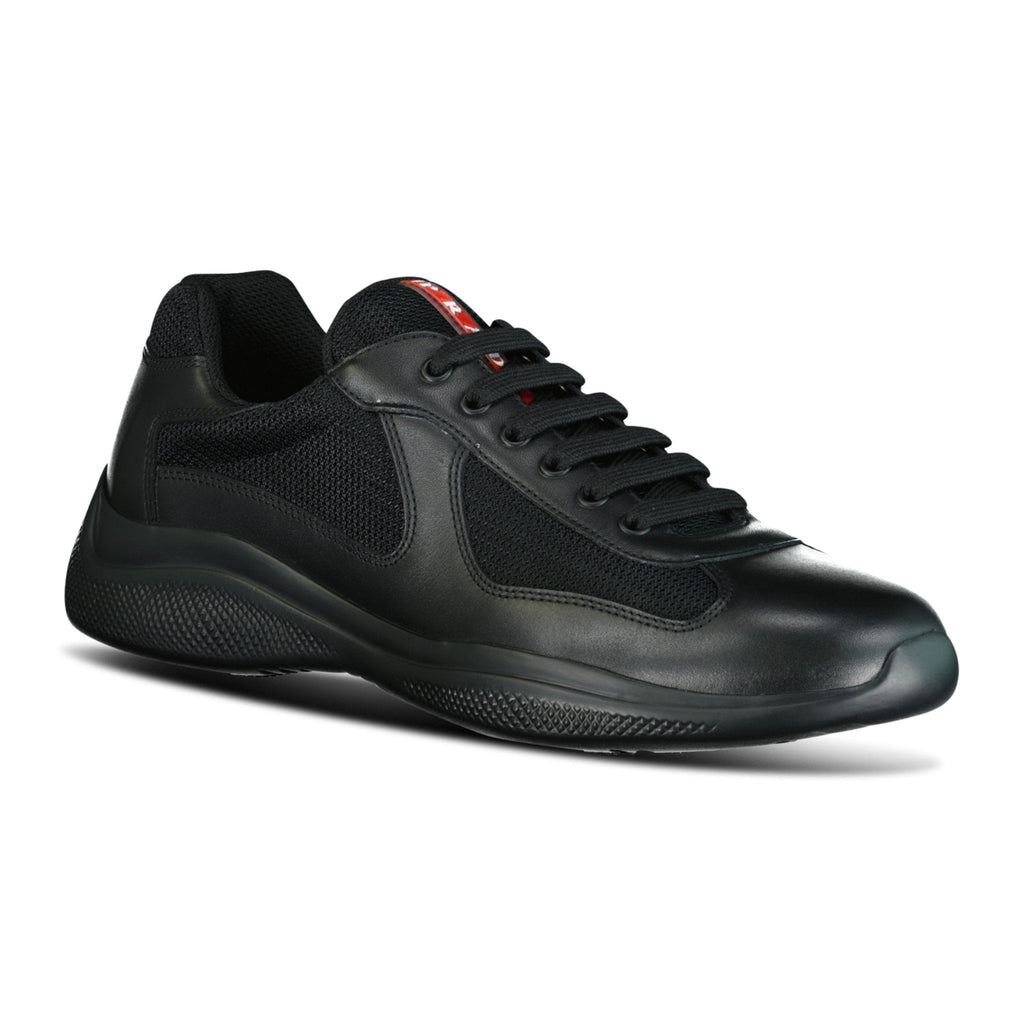 Prada Americas Cup Sneakers All Black - chancefashionco