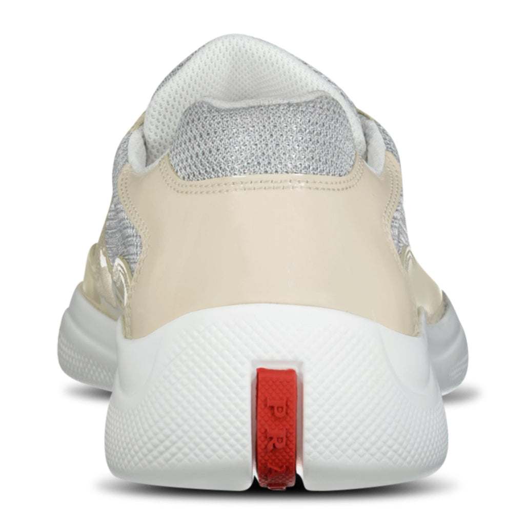 Prada Americas Cup Sneakers Beige & Grey Mesh - chancefashionco