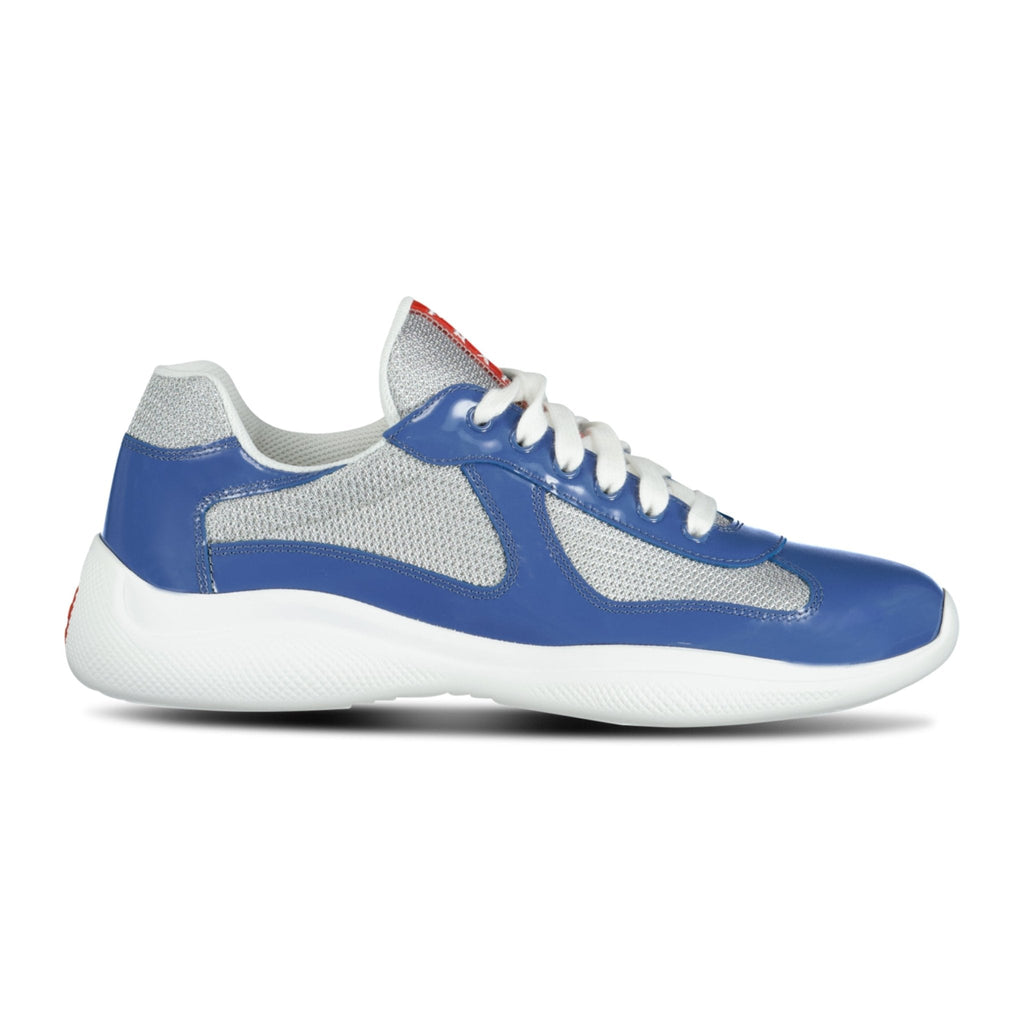 Prada Americas Cup Sneakers Blue & Grey Mesh - chancefashionco