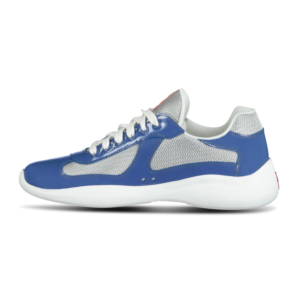 Prada Americas Cup Sneakers Blue & Grey Mesh - chancefashionco