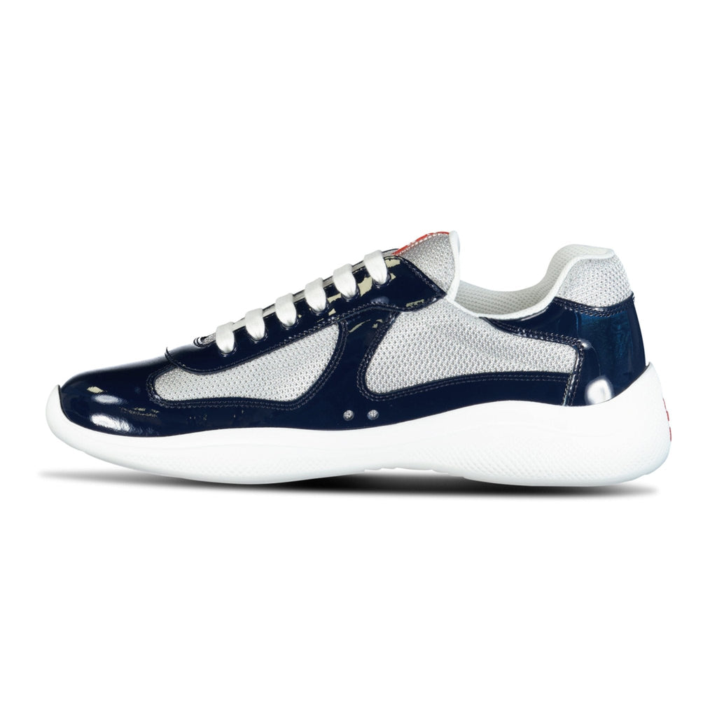 Prada Americas Cup Sneakers Navy & Grey Mesh - chancefashionco