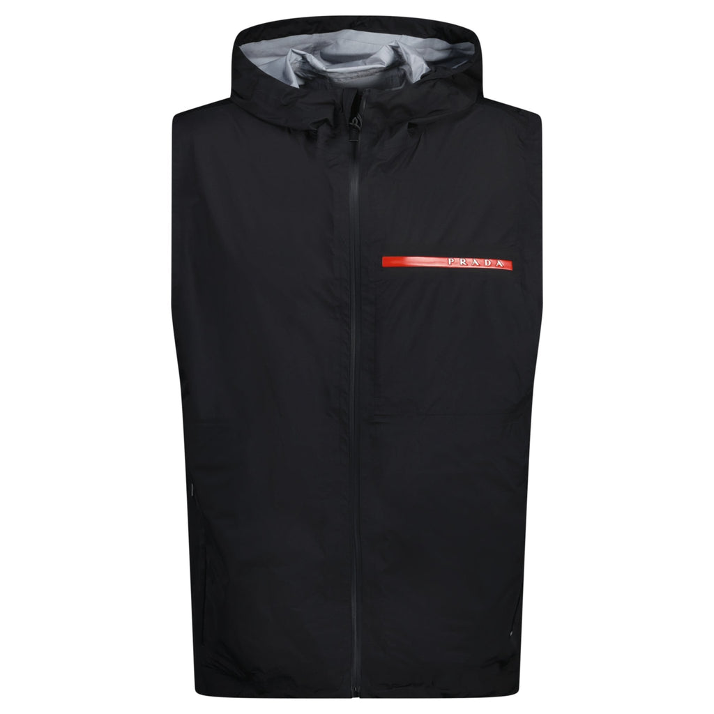 Prada Linea Rossa Gilet Black - chancefashionco