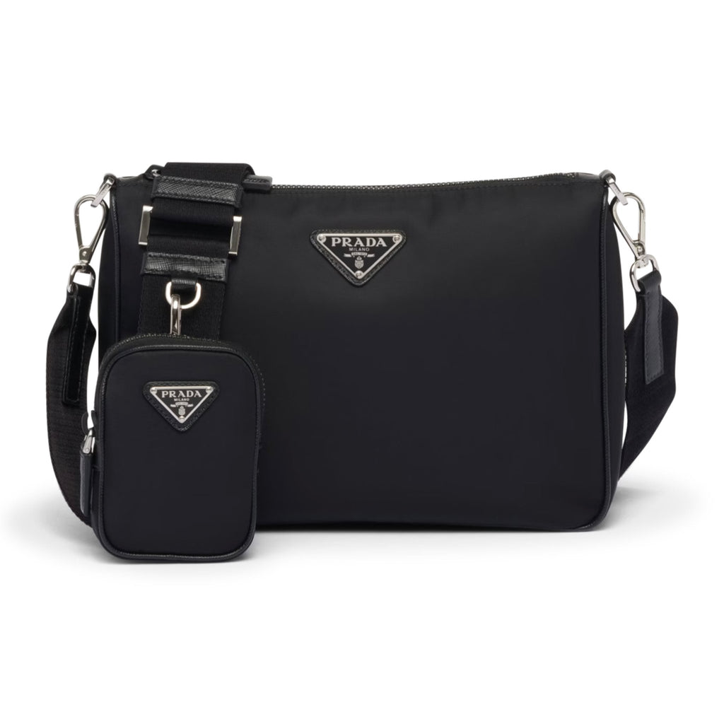 Prada Re - Nylon Leather Shoulder Bag - chancefashionco