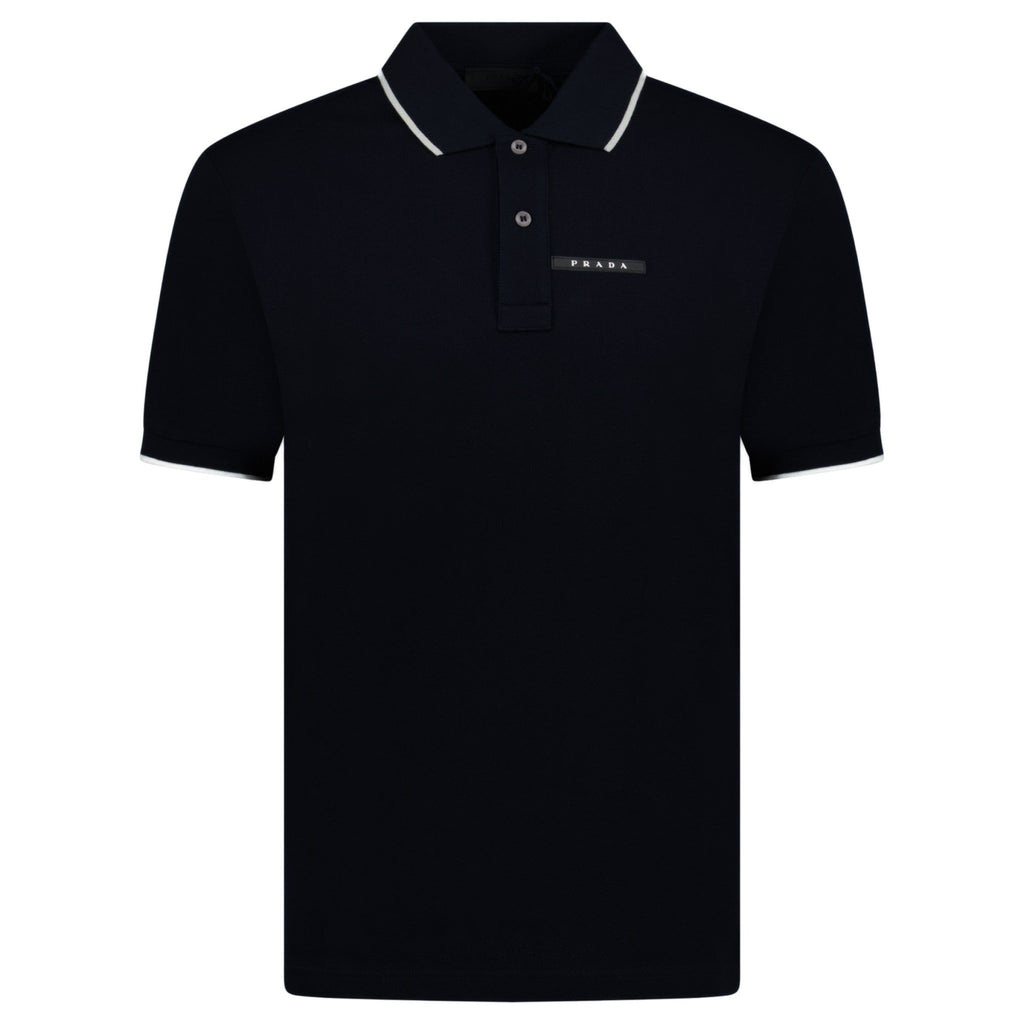 Prada Short Sleeve Polo Black - chancefashionco