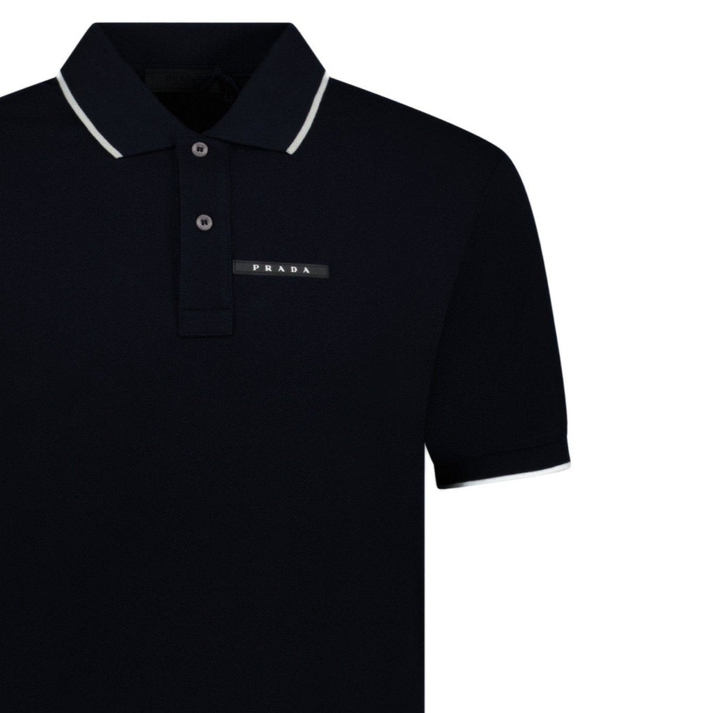 Prada Short Sleeve Polo Black - chancefashionco