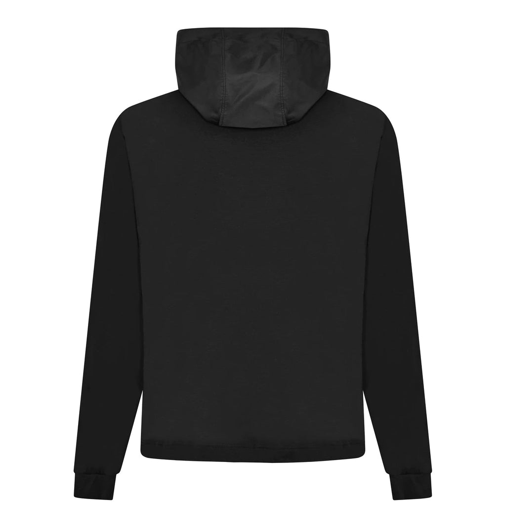 Prada Technical Cotton & Re - Nylon Hoodie Black - chancefashionco