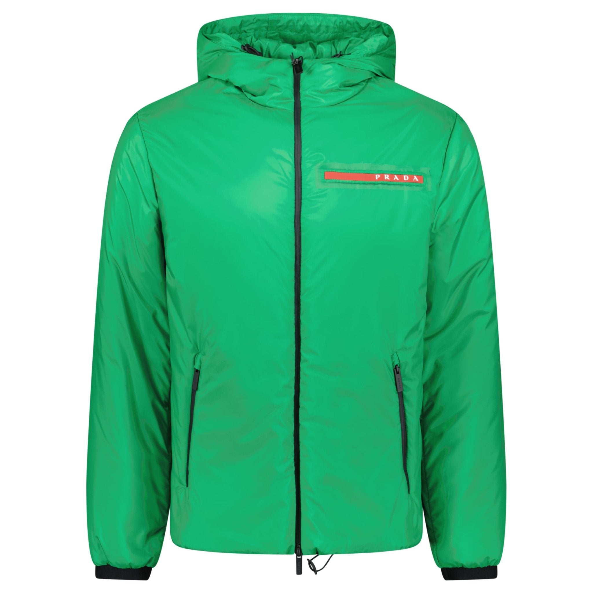 Color variation of Prada Technical Nylon Padded Jacket Green