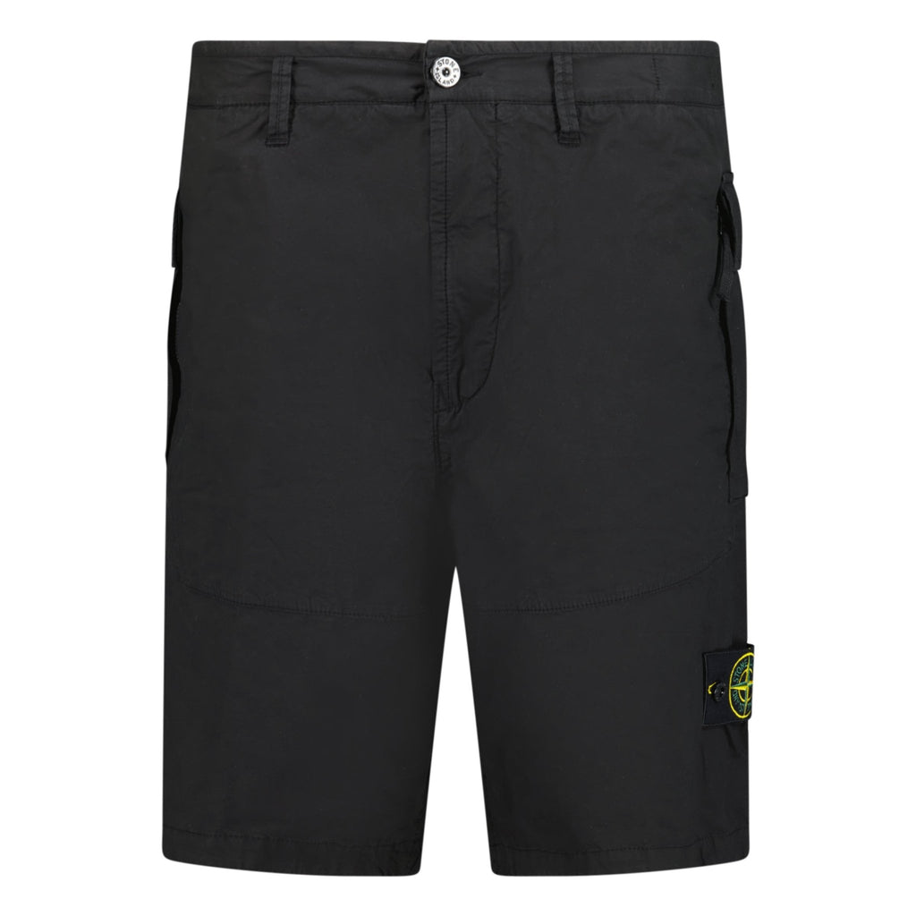 Stone Island Bermuda Comfort Shorts Black - chancefashionco