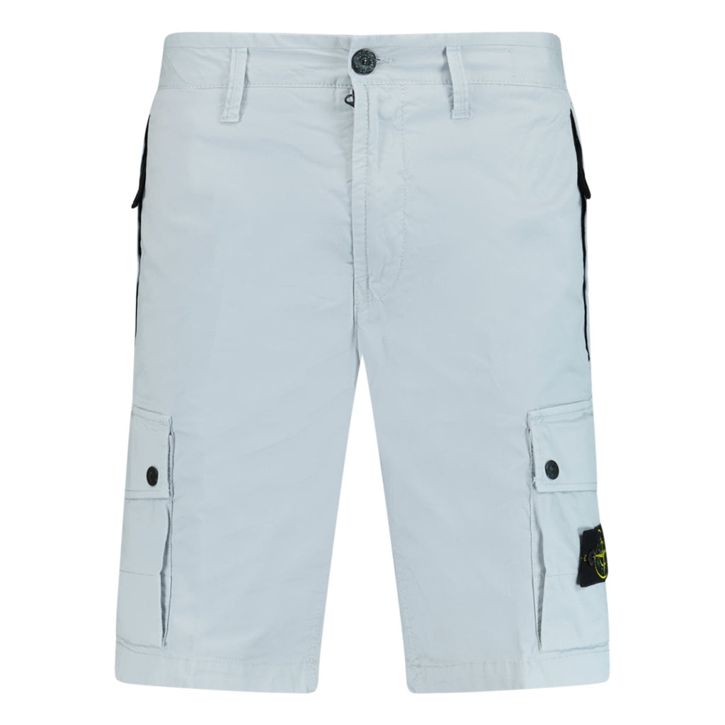 Stone Island Bermuda Shorts Sky Blue - chancefashionco