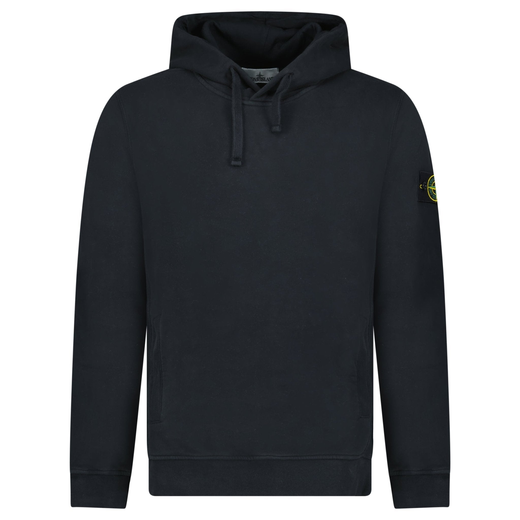 Color variation of Stone Island Brushed Organic Cotton Hoodie Black