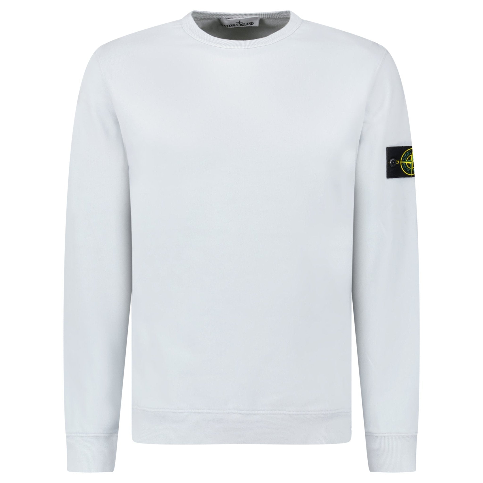 Color variation of Stone Island Brushed Organic Cotton Sweatshirt Sky Blue