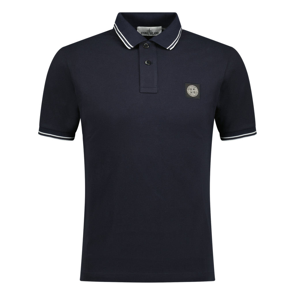 Stone Island Compass Logo Polo Dark Navy - chancefashionco