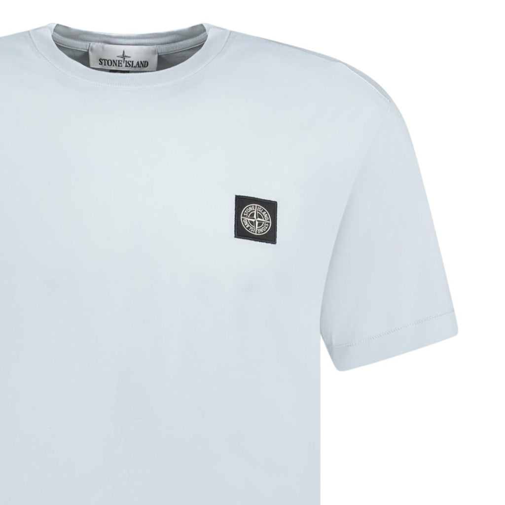 Stone Island Compass Logo T-Shirt Sky Blue - chancefashionco