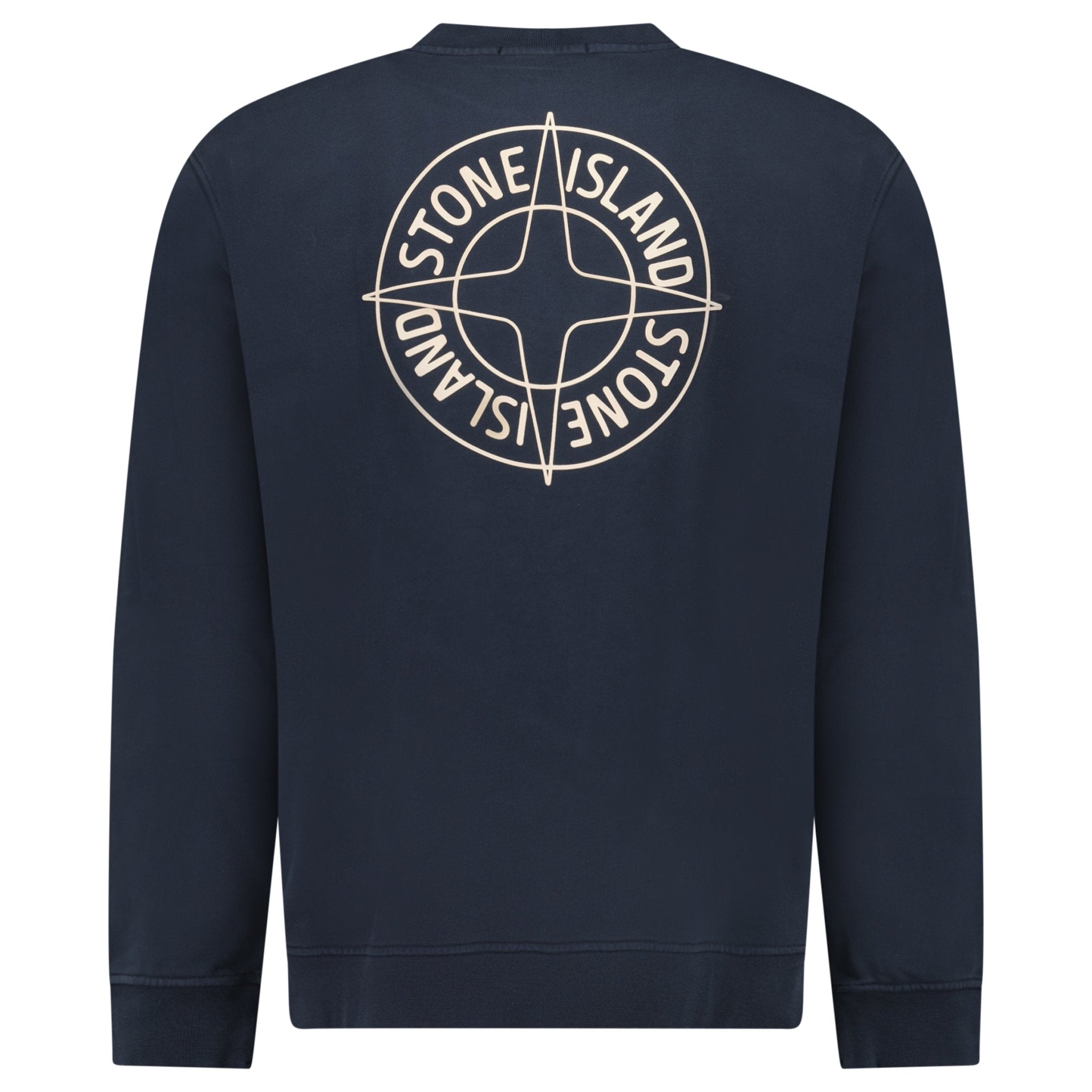 Color variation of Stone Island Compass Print Logo Sweatshirt Navy