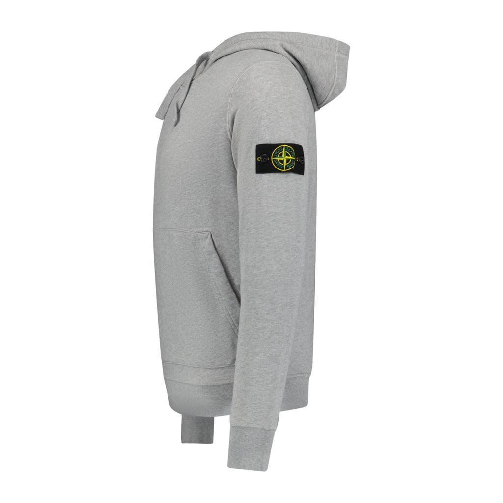 Stone Island Cotton Hoodie Sweatshirt Grey - chancefashionco